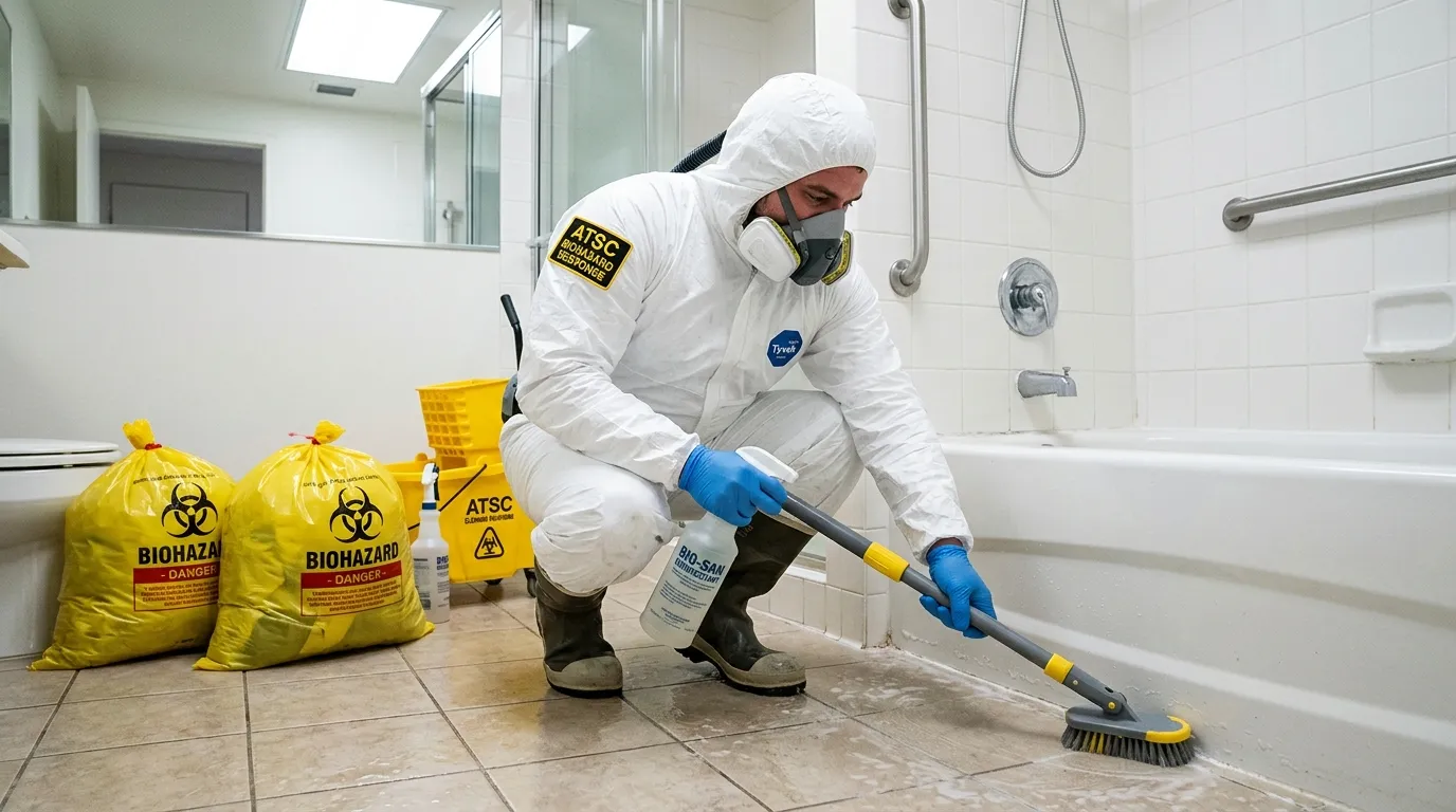 Decontamination equipment deployed for Blood Cleanup in Walden